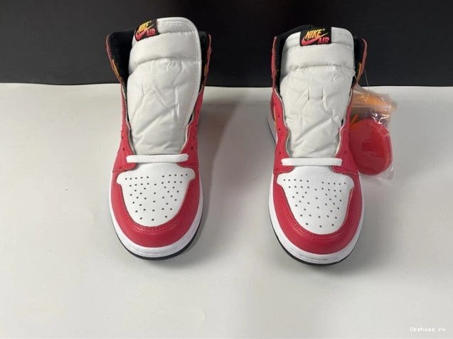 High Retro Jordan AIR Light Fusion Red OG 555088-603 1 0719